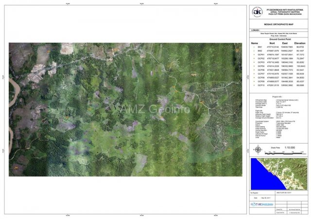 Peta Othophoto & Topografi